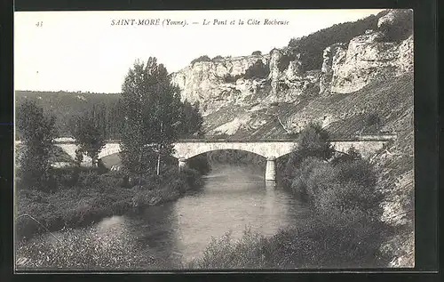 AK Saint-Morè, Le Pont et la Cote Rocheuse