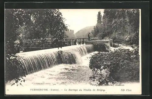 AK Vermenton, Le Barrage du Moulin de Reigny