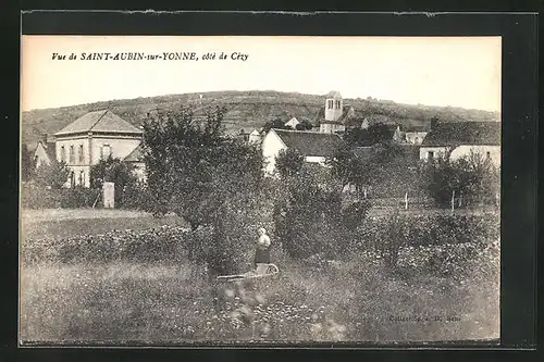 AK Saint-Aubin-sur-Yonne, Cotè de Cèzy