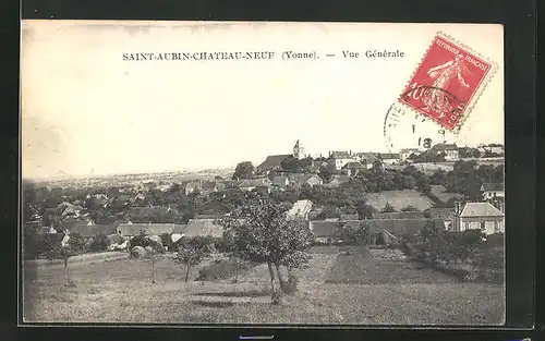 AK Saint-Aubin-Chateauneuf, Vue Gènèrale