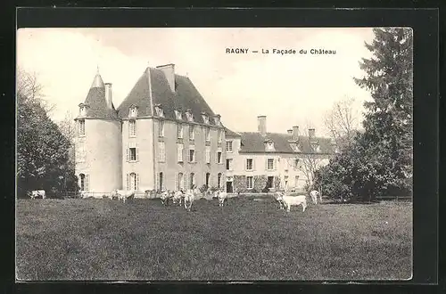 AK Ragny, La Facade du Chateau
