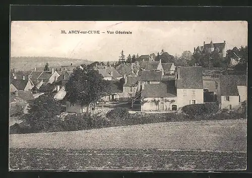 AK Arcy-sur-Cure, Vue Gènèrale