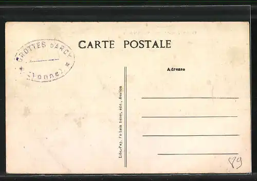 AK Arcy-sur-Cure, Vue Gènèrale