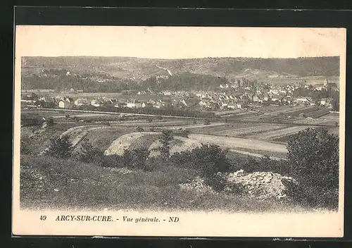 AK Arcy-sur-Cure, Vue gènèrale