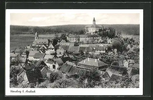 AK Virnsberg, Totalansicht aus der Vogelschau