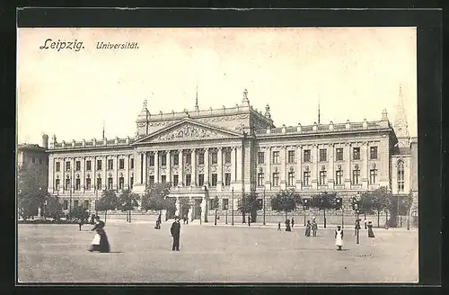 AK Leipzig, Blick zur Universität