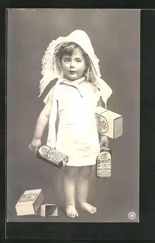 AK Kleinkind mit Medikament Sirolin