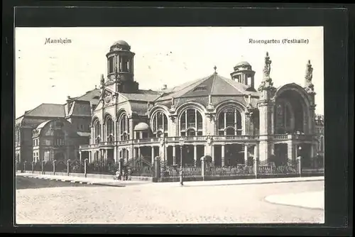 AK Mannheim, Festhalle im Rosengarten