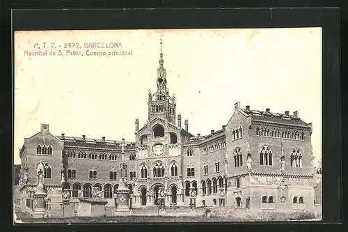 AK Barcelona, Hospital de S. Pablo, Cuerpo principal