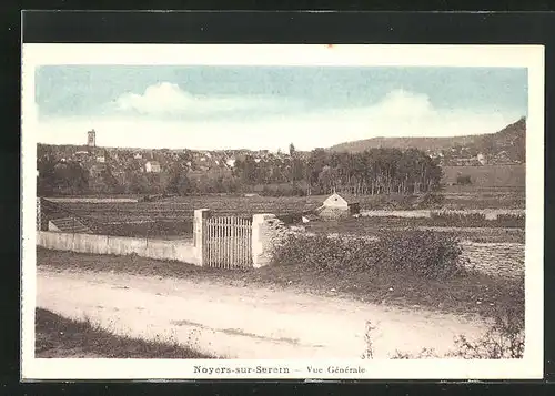 AK Noyers-sur-Serein, Vue générale