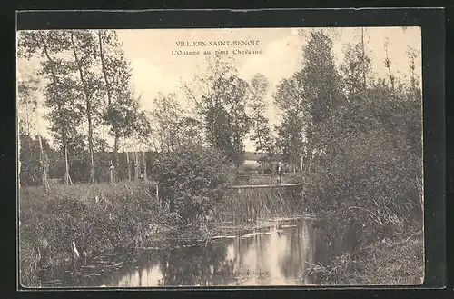 AK Villiers-Saint-Benoit, l'Ouanne au pont Chevanne