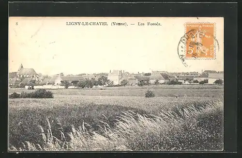 AK Ligny-le-Chatel, les Fossés