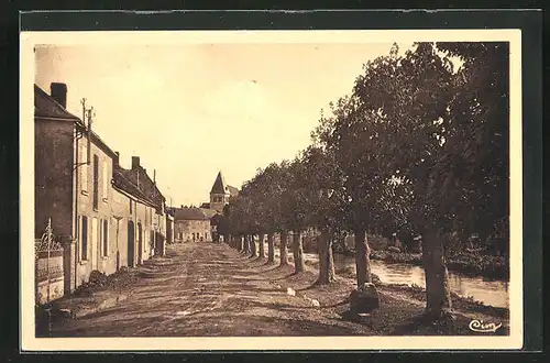 AK Ligny-le-Chatel, le Faubourg