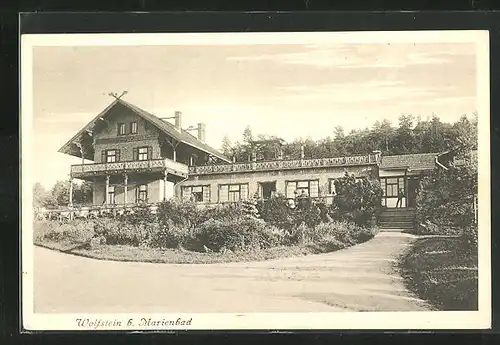 AK Marienbad, Gasthaus Wolfstein