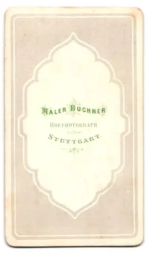 Fotografie Maler Buchner, Stuttgart, Portrait ältere Dame in zeitgenössischer Kleidung