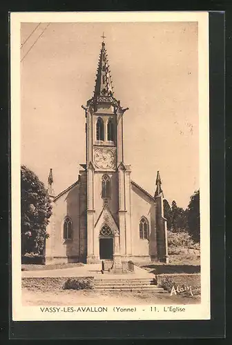 AK Vassy-les-Avallon, L`Eglise