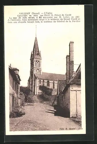 AK Vallery, Vue sur l`Eglise