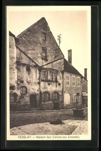 AK Vezelay, Maison des Colons (ou Colomb)