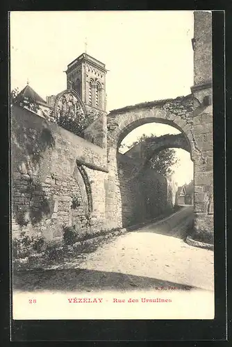 AK Vezelay, Rue des Ursulines