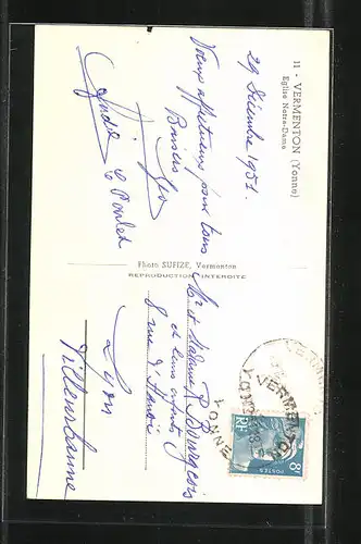 AK Vermenton, Eglise Notre-Dame