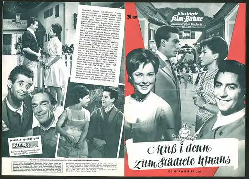 Filmprogramm IFB Nr. 6205, Muss i denn zum Städtele hinaus, Vico Torriani, Barbara Frey, Regie: Hans Deppe