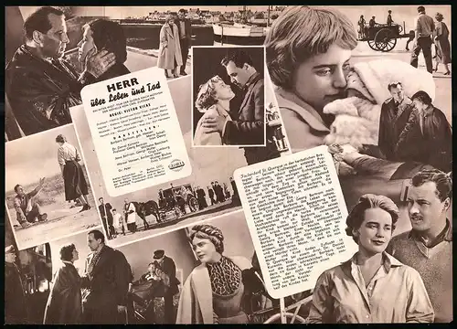 Filmprogramm IFB Nr. 2650, Herr über Leben und Tod, Maria Schell, Ivan Desny, Regie: Victor Vicas