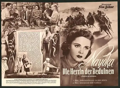 Filmprogramm IFB Nr. 1507, Nayoka - Die Herrin der Beduinen, Kay Aldridge, Clayton Moore, Regie: William Witney