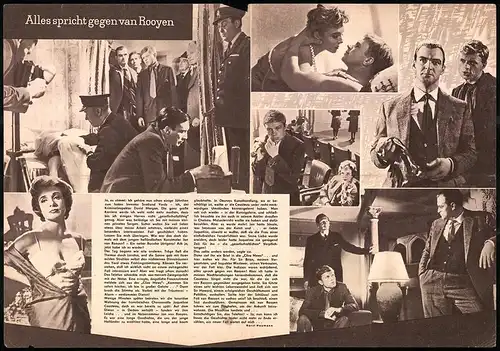 Filmprogramm PFP Nr. 43 /61, Alles spricht gegen van Rooyen, Hardy Krüger, Stanley Baker, Regie: Joseph Losey