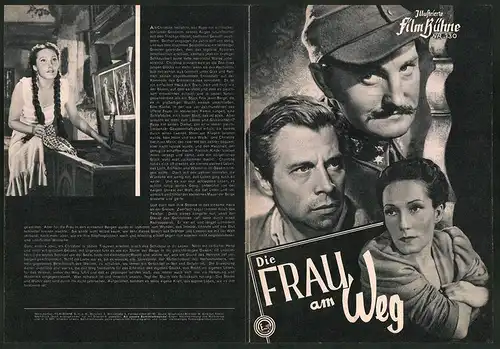 Filmprogramm IFB Nr. 330, Die Frau am Weg, Brigitte Horney, Otto Woegerer, Regie: Eduard v. Borsody