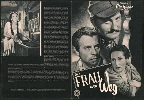 Filmprogramm IFB Nr. 330, Die Frau am Weg, Brigitte Horney, Otto Woegerer, Regie: Eduard v. Borsody