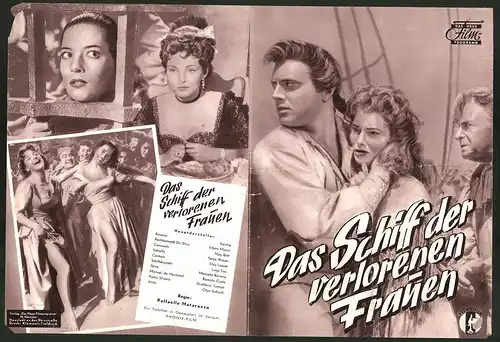 Filmprogramm DNF, Das Schiff der verlorenen Frauen, Ettore Manni, May Britt, Regie: Raffaello Matarazzo