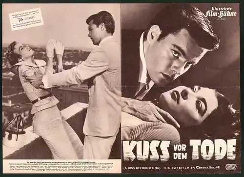 Filmprogramm IFB Nr. 3434, Kuss vor dem Tode, Robert Wagner, Jeffrey Hunter, Regie: Gerd Oswald