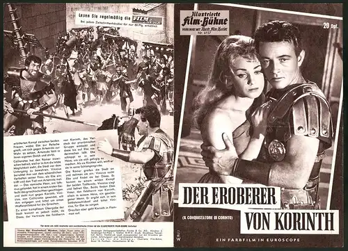 Filmprogramm IFB Nr. 6157, Der Eroberer von Korinth, Jacques Sernas, Genevieve Grad, Regie: Mario Costa