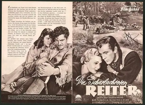 Filmprogramm IFB Nr. 917, Die Scharlachroten Reiter, Gary Cooper, Madelaine Caroll, Regie: Cecil B. DeMille