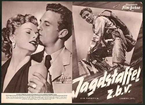 Filmprogramm IFB Nr. 2787, Jagdstaffel z.b.v., Robert Stack, Coleen Gray, Regie: Louis King