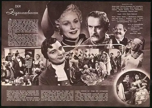 Filmprogramm IFK Nr. 1917, Der Zigeunerbaron, Margit Saad, Gerhard Riedmann, Regie: A. M. Rabenalt