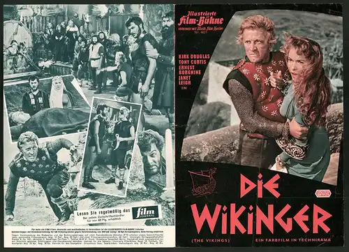 Filmprogramm IFB Nr. 4621, DIe Wikinger, Kirk Douglas, Tony Curtis, Regie: Richard Fleischer