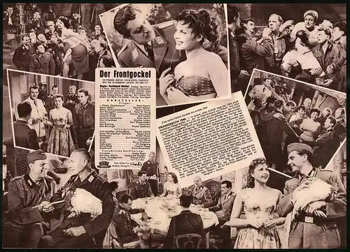 Filmprogramm IFB Nr. 2974, Der Frontgockel, Peter Pasetti, Herbert Hübner, Regie: Ferdinand Dörfler
