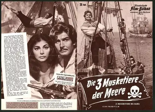 Filmprogramm IFB Nr. 6366, Die 3 Musketiere der Meere, Anna Maria Pierangeli, Channing Pollock, Regie: Steno