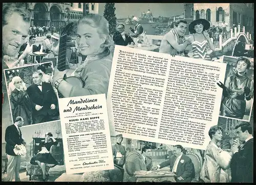 Filmprogramm IFB Nr. 4910, Mandolinen und Mondschein, Christine Görner, Claus Biederstaedt, Regie: Hans Deppe
