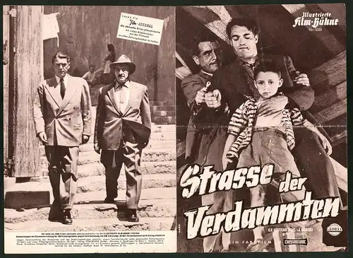 Filmprogramm IFB Nr. 3335, Strasse der Verdammten, Jean Servais, Micheline Gary, Regie: Jacques Severac