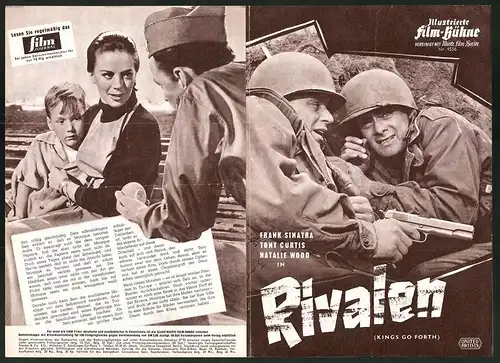 Filmprogramm IFB Nr. 4556, Rivalen, Frank Sinatra, Tony Curtis, Natalie Wood, Regie: Delmer Daves