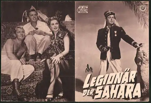 Filmprogramm DNF, Der Legionär der Sahara, Alan Ladd, Richard Conte, Regie: Joseph Pevney