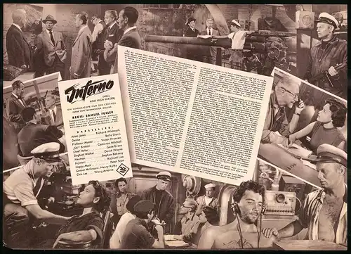 Filmprogramm IFB Nr. 2439, Inferno, Richard Widmark, Bella Darvi, Regie: Samuel Fuller