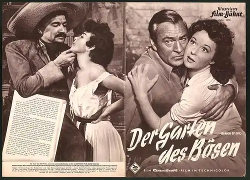 Filmprogramm IFB Nr. 2558, Der Garten des Bösen, Gary Cooper, Richard Widmark, Regie: Henry Hathaway