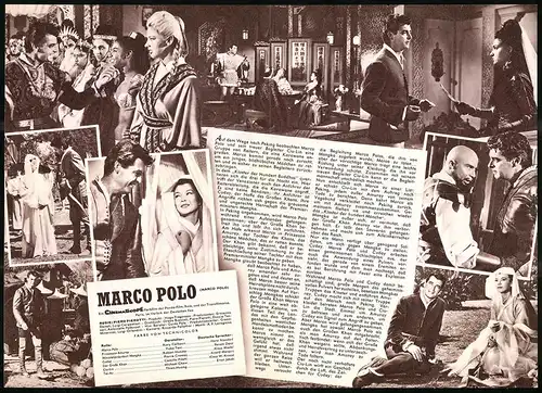 Filmprogramm IFB Nr. 6112, Marco Polo, Rory Calhoun, Robert Hundar, Regie: Piero Pierotti