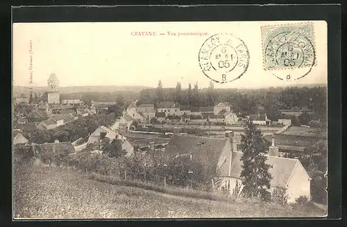 AK Cravant, Vue panoramique