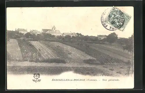 AK Égriselles-le-Bocage, Vue générale