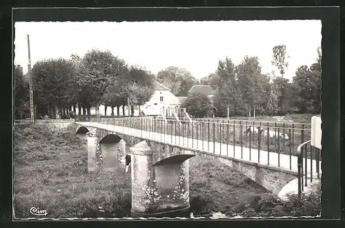 AK L'Isle-sur-Serein, la Passerelle