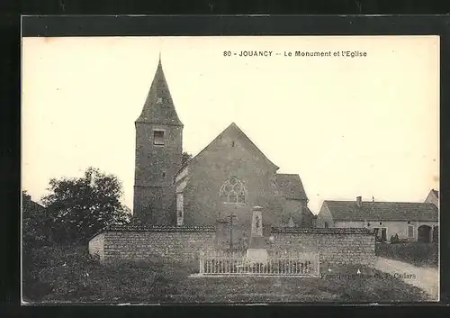 AK Jouancy, le Monument et l'Eglise